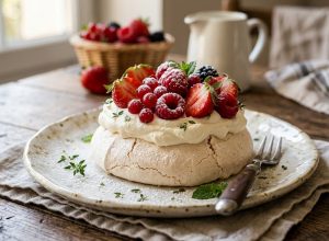 Pavlova maison : le dessert léger et fruité
