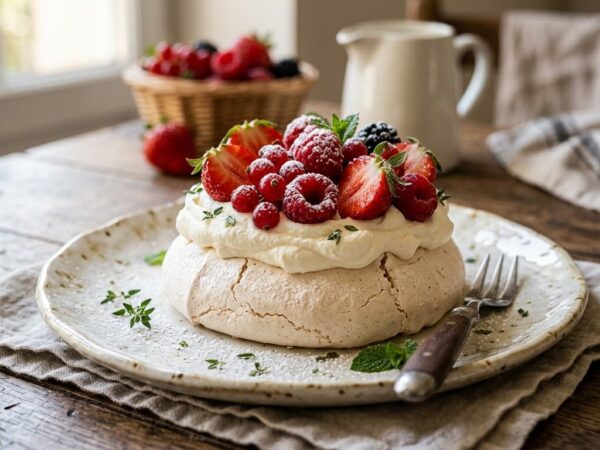 Pavlova maison : le dessert léger et fruité