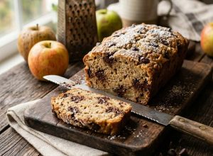 Cake pomme et pépites de chocolat : le duo ultra-moelleux