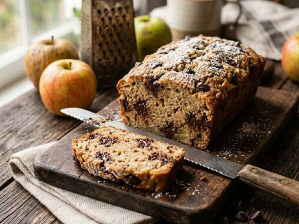 Cake pomme et pépites de chocolat : le duo ultra-moelleux