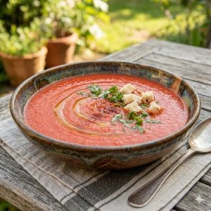 Lire la suite à propos de l’article Gaspacho andalou : la recette authentique et rafraîchissante