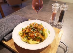 Raviolis sauce tomate poivrons