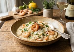 Lire la suite à propos de l’article Risotto aux crevettes : la recette crémeuse et facile