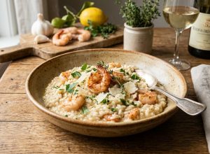 Risotto aux crevettes : la recette crémeuse et facile