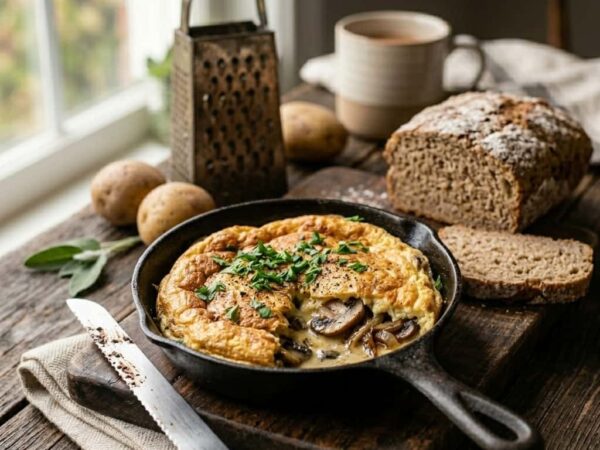 L&rsquo;omelette aux champignons ultra-fondante : le secret du jaune d&rsquo;œuf