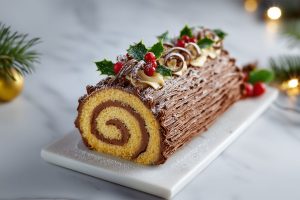 Bûche de Noël au chocolat
