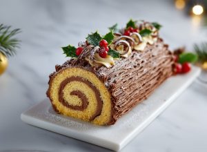 Bûche de Noël au chocolat : ma recette inratable pour un biscuit ultra-souple