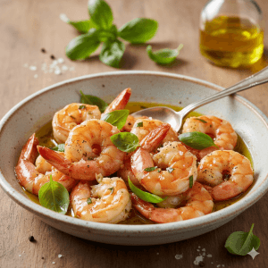 Lire la suite à propos de l’article Gambas au basilic et à l’ail : la recette tapas express