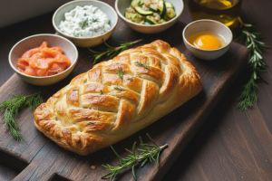 Feuilleté au saumon fumé