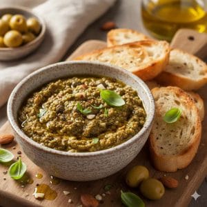Lire la suite à propos de l’article Tapenade verte maison : La recette fraîche et ensoleillée pour l&rsquo;apéro