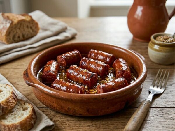 Chistorra à la poêle : la recette authentique au vin blanc