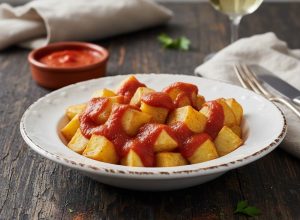 Recette de patatas bravas : pommes de terre croustillantes et sauce brava maison