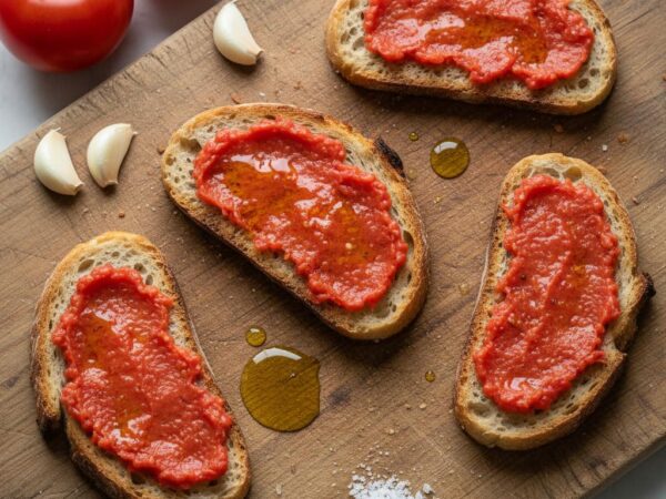 Pan con tomate : la recette traditionnelle catalane du pain à la tomate